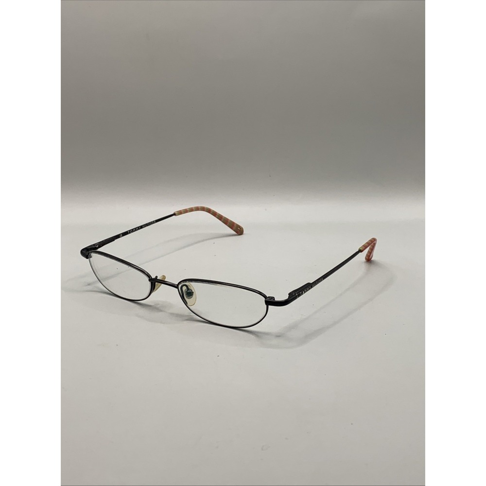 Tommy Hilfiger Eyeglasses TH3182 BLK 50-17-135 Black Red Metal Full Rim Frame On